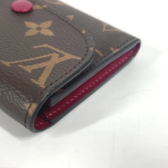 LOUIS VUITTON Porto Monnaie-Rosalie Compact wallet Fuchsia pink/Brown - Picture 6 of 16